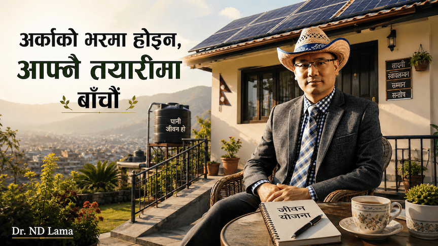 अर्काको भरमा होइन, आफ्नै तयारीमा बाँचौँ