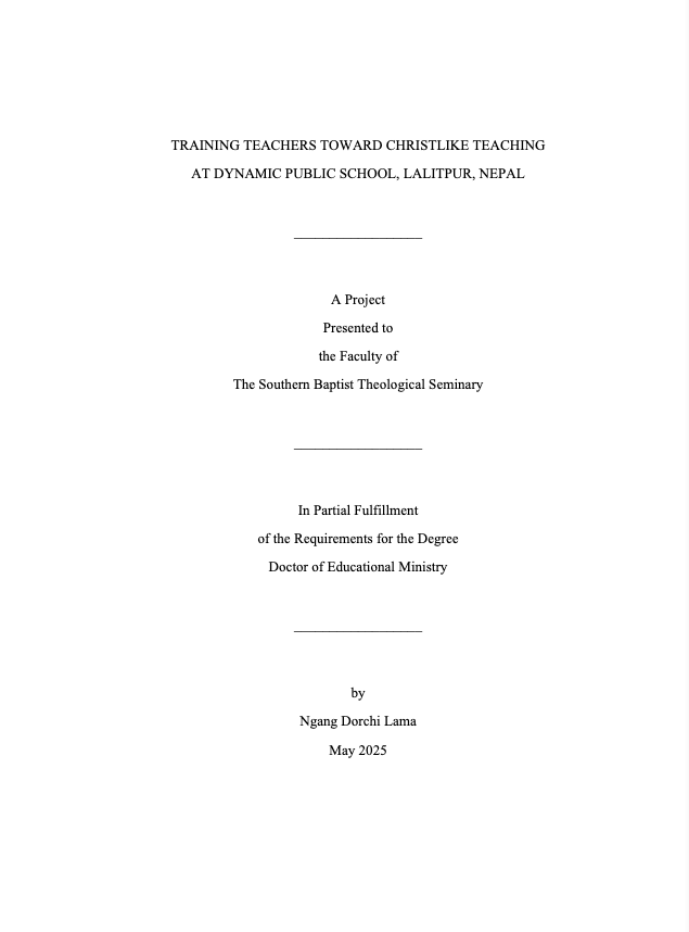 Doctoral Work cover